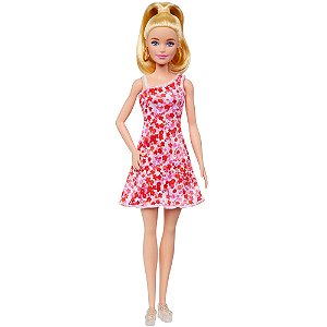 Boneca Barbie Fashionistas Vestido Floral - Mattel