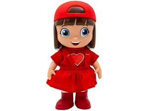 Boneca Gi Neto Aventureira Vermelha - Rosita