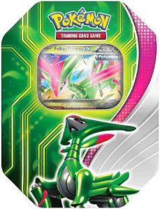 Cartas Pokémon TGC Lata Cards Batalha Paradoxal Folhas Férreas EX Copag