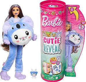 Boneca Barbie Cutie Reveal Coelho Vestido de Coala - Mattel