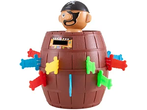 Jogo Barril Pula Pirata Lulie Kids - CN Toys