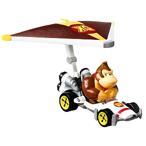 Carrinho Hot Wheels Mario Kart Donkey Kong B-Dasher Super Glider
