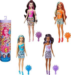Boneca Barbie Color Reveal Arco Iris Surpresa - Mattel