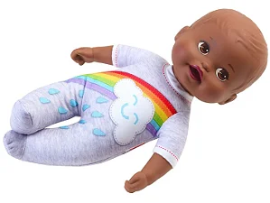 Boneca Little Mommy Meu Primeiro Abraço Nuvem Negra - Mattel
