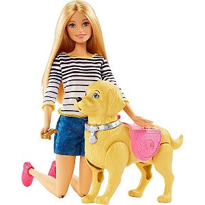 Boneca Barbie Family Passeio Cachorrinho - Mattel