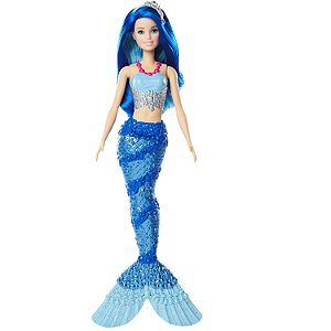 Boneca com Acessórios - Barbie Dreamtopia - Sereia Penteados