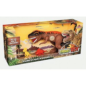 Dinossauro Tirano Rex Com Som 43cm - Adijomar