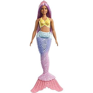 Boneca Barbie Dreamtopia Sereia Lilás - Mattel