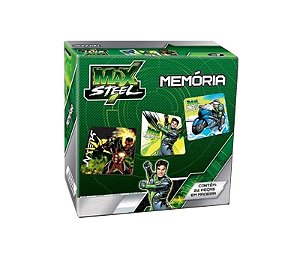 Jogo da Memória Max Steel Madeira - Barão Toys