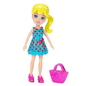 Boneca Polly Pocket Sacola Rosa - Mattel