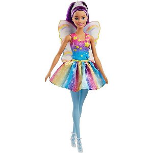 Boneca Barbie Fada Dreamtopia Cabelo Roxo - Mattel