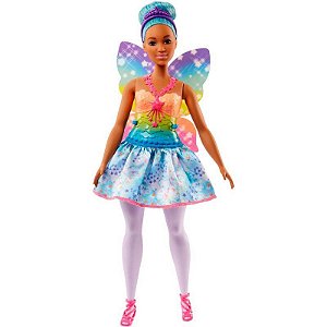 Boneca Barbie Fada Dreamtopia Cabelo Azul - Mattel