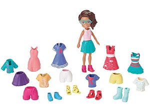 Boneca POLLY Pocket Pronta para a Festa KIT Fabuloso Mattel GFT97