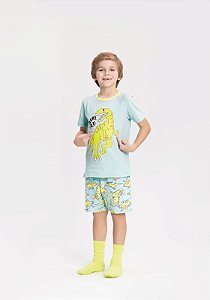 PIJAMA MENINO COM ESTAMPA QUE BRILHA NO ESCURO