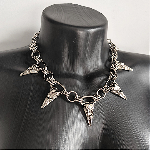 Colar Skull Crow