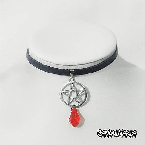 Choker Blood Pentagram