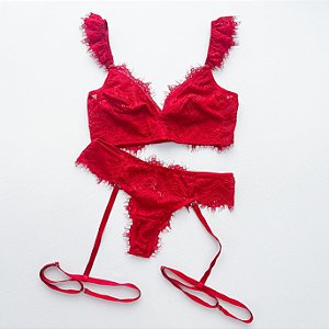 Conjunto Afrodite - Vermelho