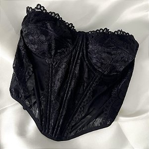 Corselet Carolla - Preto