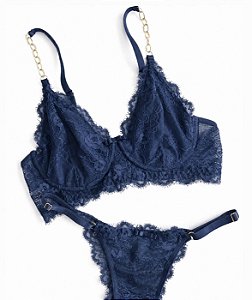 Conjunto Madeleine - Azul Marinho