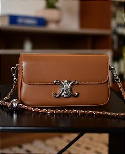 Bolsa Celine Pequena Feminina marrom