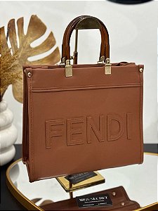 Bolsa Fendi Feminina Luxo Em Couro Sintético