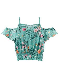 Conjunto Menina Anjo - Floral