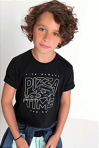 Camiseta Luc.boo - Pizza time