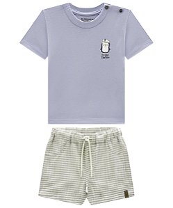 Conjunto Onda Marinha - P ao GG