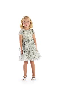 Kiki Vestido Tule com Pérolas e Babados 1 ao 4