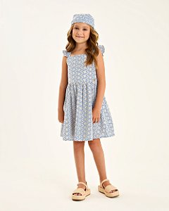 Vestido Somnii Alça em Lese com Plaquinha Metalizada 4 ao 12