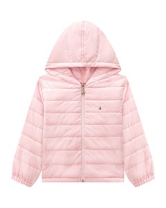 Jaqueta Somnii Infantil Puffer em Nylon com Capuz e Zíper - 10 ao 12