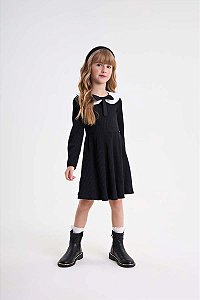 Vestido Somnii Manga Longa com Laço - 4 ao 12