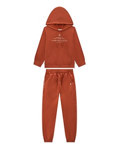 Conjunto Moletom Onda Marinha com Capuz 10 ao 14