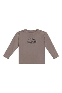 Camiseta Colorittá Manga Longa Montanhas Alto Relevo 1 ao 8