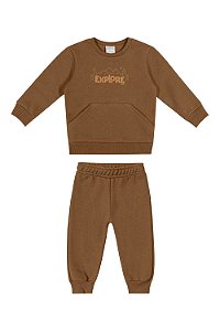 Conjunto Colorittá Bebê Moletom Flanelado P ao 3