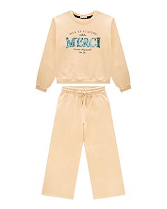 Conjunto Juvenil Nina Go Moletom Lantejoulas - 12 ao 16