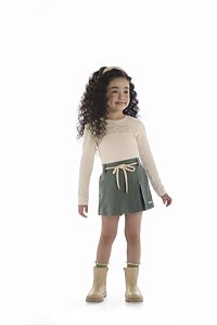 Conjunto Kiki Infantil Blusa Bordada - 1 ao 4