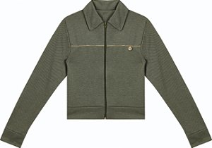 Jaqueta Menina Anjo Lurex com Zíper - 12 ao 18