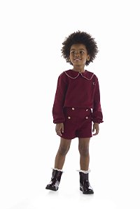 Conjunto Kiki Infantil Blusa e Shorts - 1 ao 4