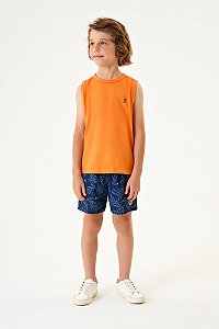 Conjunto Onda Marinha Regata Bermuda D'água Estampada 1 ao 10