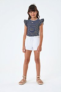 Conjunto Nina Go Blusa Ribana Canelada Listrada 14 ao 18