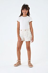 Conjunto Nina Go Blusa Canelada Trança Linho 14 ao 18