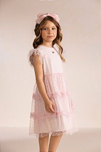 Vestido Kiki Tule Coração Camadas 6 ao 12