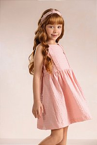 Vestido Kiki Tecido Texturizado com Alça 6 ao 12