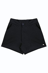 Shorts Menina Anjo Social Plaquinha Bolso Faca 14 ao 18