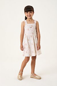 Vestido Somnii Alça Linho Ursinhos 1 ao 12