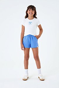 Conjunto Nina Go Blusa Minimalista Shorts moletom 14 ao 18