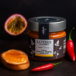 Geleia De Maracuja, Pimenta E Bourbon  La Ferme 200G