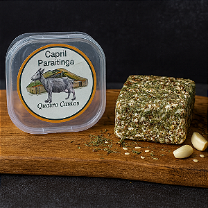 Quatro Cantos - Queijo Fresco de Leite de Cabra com Alho e Oregano 130g