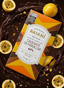 Chocolate Intenso 65% com Crocante de Maracujá 58g
